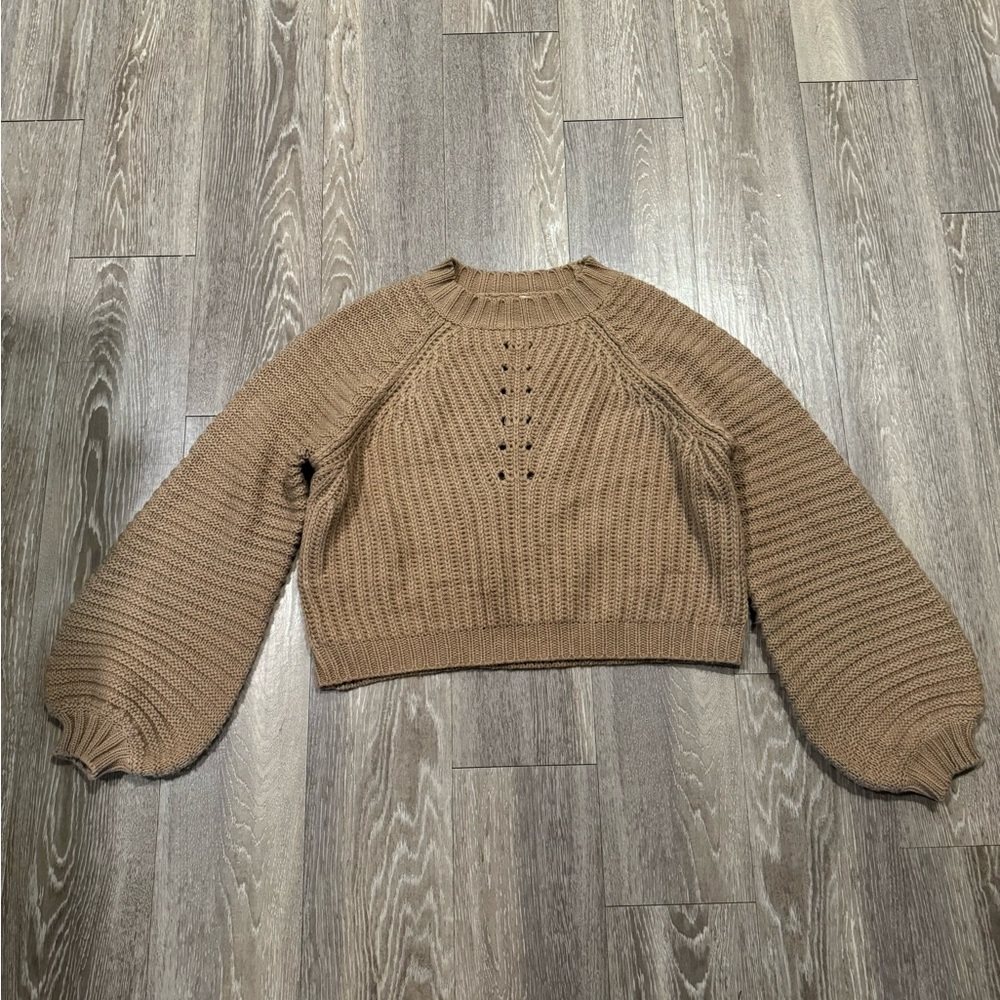Debut Tan Sweater - L